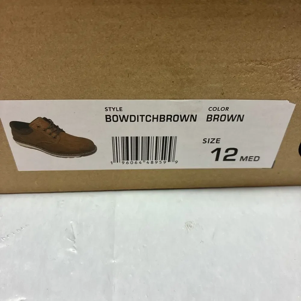 Eddie Bauer Men’s Bowditch Brown Casual Shoes Men’s Size 12 Medium, New In Box